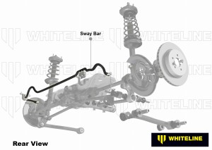 Stabilizator regulowany 20mm tył Whiteline SUBARU LEGACY I 2000 2000 4WD 1991-1994