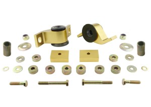 Zestaw tulei tylnych wahacza przód Antilift kit Whiteline Subaru Impreza WRX STI N A 01-07