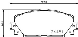 Klocki hamulcowe przód Toyota Prius ZVW30R  2009-