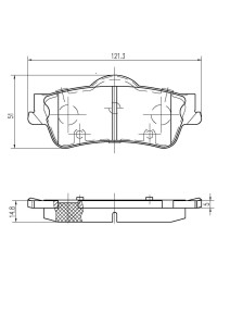 Klocki hamulcowe Holden Commodore 2006-2013 VE Sedan 2006-On Holden Commodore