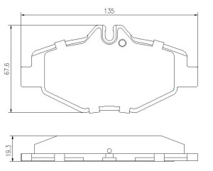 Klocki hamulcowe Pedders EURO Ceramic przód Mercedes-Benz E Class W211 Sedan  2002-2009