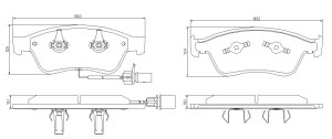 Klocki hamulcowe Pedders EURO Ceramic przód Audi A6 C6 Series, 4F  2004-2011