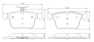 Klocki hamulcowe Pedders EURO Ceramic tył Audi A3 8V  2012-
