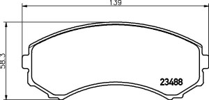 Klocki hamulcowe Pedders TrakRyder Kevlar Ceramic przód Mazda MPV LW  1999-2006