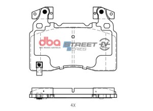 Klocki hamulcowe DBA Street Series przód Tesla Model S Various 2014-