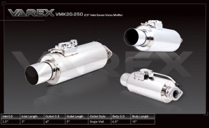 Uniwersalny tłumik końcowy Varex Xforce