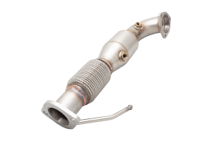 Downpipe ze stali nierdzewnej 2.5' z wysokoprzepustowym katalizatorem Hyundai i30 1.6t 2017- KIA Cerato GT 2019