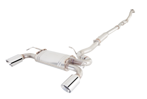 Downpipe-Back System ze stali nierdzewnej (409) 3” Mitsubishi Lance 2008-2015 CJ RALLIART