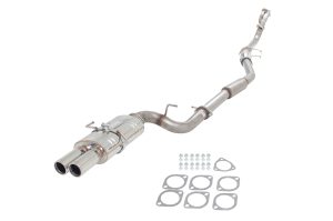 Tłumik Turbo-Back System ze stali nierdzewnej (409) 3” Nissan 240sx (s14) 1995-1998