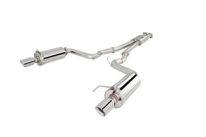 Tłumik Cat-Back ze stali nierdzewnej (304) z okrągłymi tłumikami 3” Ford Mustang GT Fastback 5.0L