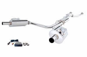 Tłumik Cat-Back ze stali nierdzewnej (304) z tłumikami z przepustnicą Varex 2.5” Lexus ISF 8cyl