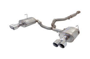 Tłumik Cat-Back ze stali nierdzewnej (304) z tłumikami z przepustnicą Varex 3” Subaru Impreza WRX sedan 2011-2014 STI 2011-2020